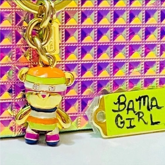 Coach Rainbow Bear Keychain/ Bag Charm - Picture 12 of 13